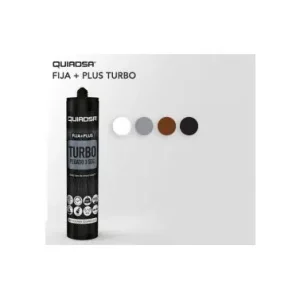 ADHESIVO SELLADOR FIJA+PLUS TURBO 290 ML NEGRO Ordena Ya