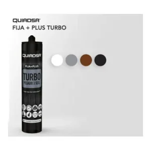 Alta Calidad ADHESIVO SELLADOR FIJA+PLUS TURBO 290 ML GRIS
