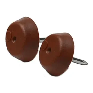 DESLIZADOR MUEBLE PATIN CLAVO PLASTICO MARRON Ø 15 MM 100 PZ Más Vendido