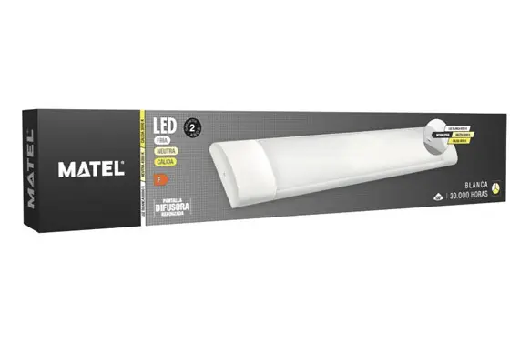 PANTALLA LED PC ALUMINIO 60CM 24W 2200LM CCT IP20 Solo Por Tiempo Limitado