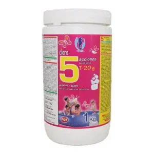 CLORO PISCINA 5 ACCIONES P20 G 1KG Precio De Oferta