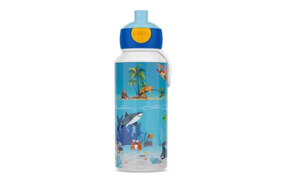 BOTELLA POP-UP CAMPUS 400 ML TROPICAL OCEAN Últimas Unidades