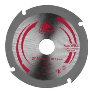 DISCO CORTE MADERA HSS 115X2X22.2 Z4 WIDIA Comprar En Línea