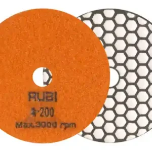 DISCO PULIDO FLEXIBLE DIAMANTADO SECO Ø 100 MM GR.200 Garantía Incluida