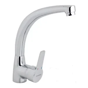 MONOMANDO DE FREGADERA CAÑO CONFORMADO SERIE BASIC CROMO Lujoso