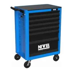 CARRO HERRAMIENTAS METALICO 7 CAJONES 130 PIEZAS VASOS, PUNTAS Y HERRAMIENTAS Última Versión