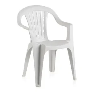 SILLA MONOBLOCK RESPALDO BAJO BLANCO Profesional