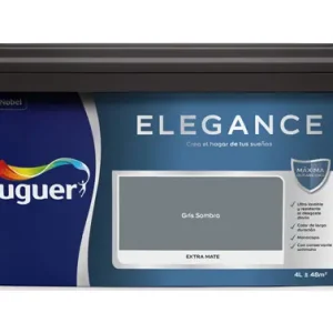 Precio Bajo PINTURA PLASTICA INTERIOR MONOCAPA ELEGANCE MATE 4 L NEUTROS ATEMPORALES GRIS SOMBRA