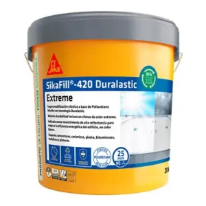 Envío Inmediato PINTURA IMPERMEABILIZANTE MEMBRANA SIKAFILL 420 EXTREME 20 KG ROJO INGLES