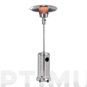ESTUFA DE EXTERIOR A GAS CON RUEDAS INOX Pago Seguro