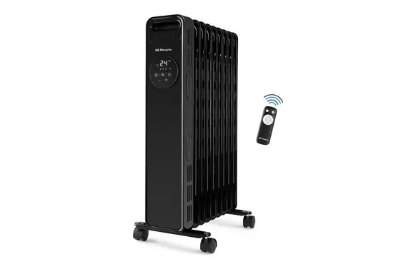 RADIADOR ACEITE DIGITAL 9 ELEMENTOS NEGRO 2000 W Envío Exprés