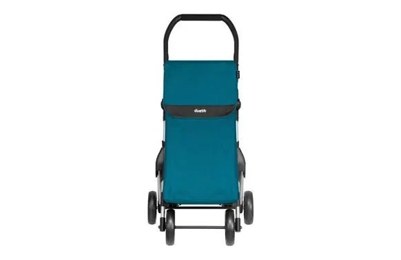 Imprescindible (Must-Have) CARRO COMPRA 4 RUEDAS MUUVI PLEGABLE AQUA-ALUMINIO