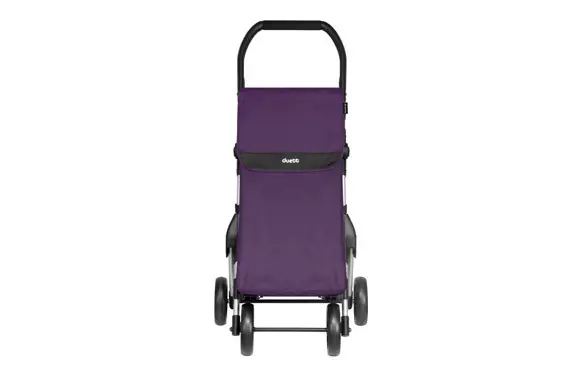 Súper Precio CARRO COMPRA 4 RUEDAS MUUVI PLEGABLE PURPLE-ALUMINIO