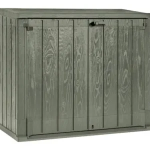 COBERTIZO RESINA STORER PLUS XL 1270 L 145 X 85 X 124,5H VERDE Precio De Fábrica