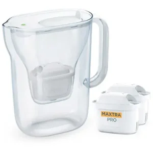 JARRA FILTRANTE STYLE ESSENTIAL BLANCA + 2 FILTROS MAXTRA PRO 2,4L Popular