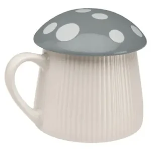 Envío Internacional TAZA CON TAPA SETA GRIS 0,39L