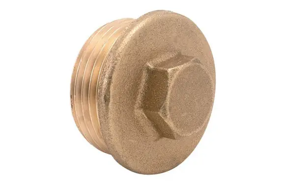 Venta Final TAPON CIEGO MACHO LATON 1" 10 UDS