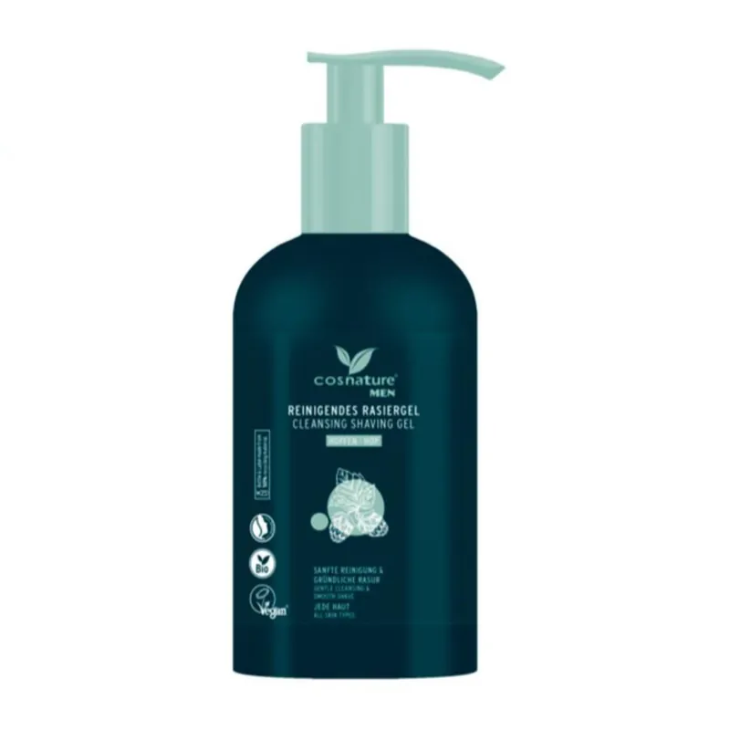 Alta Calidad Gel afeitado hombre lúpulo BIO Cosnature 200 ml