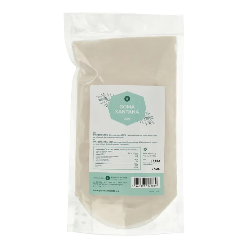 Stock Limitado Goma xantana sin gluten Planeta Huerto 200 g