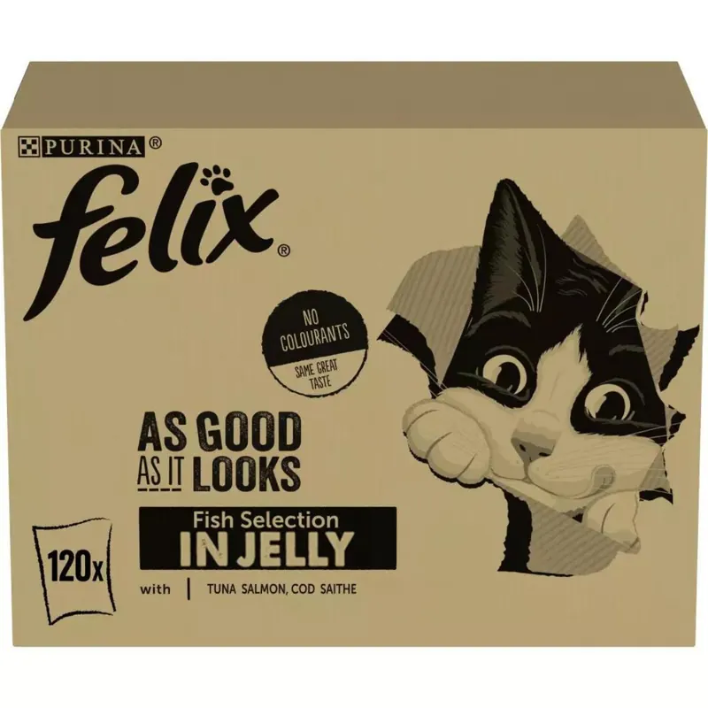 FELIX Fantastic selección sabores pescado en gelatina pack surtido sobres 120 x 85 g Última Versión