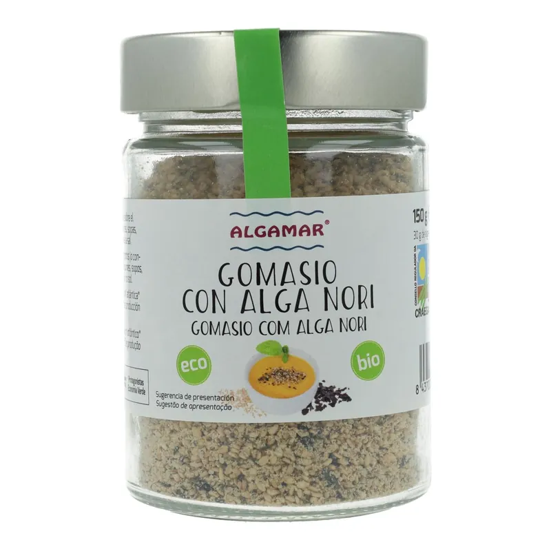 Compra Hoy Gomasio de Algas Nori Algamar 150 g