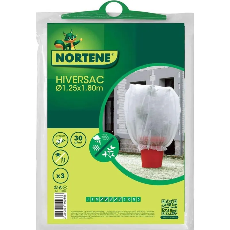 Funda de hibernación antiheladas Hiversac 30 g/m2 Nortene 3 ud Envío Gratis