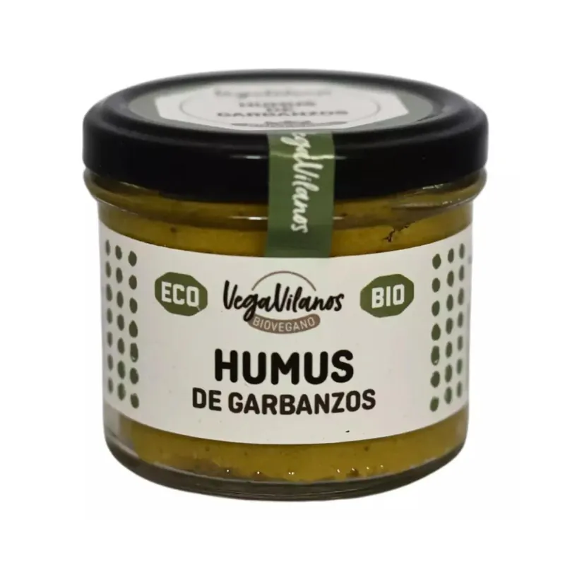 Ordenar Ahora Mismo Hummus de garbanzo ECO VegaVilanos 100 g