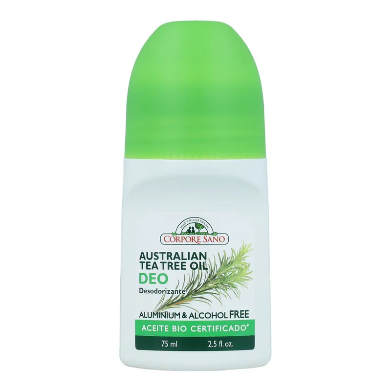Desodorante roll-on árbol de té Corpore Sano 75 ml Envío Inmediato
