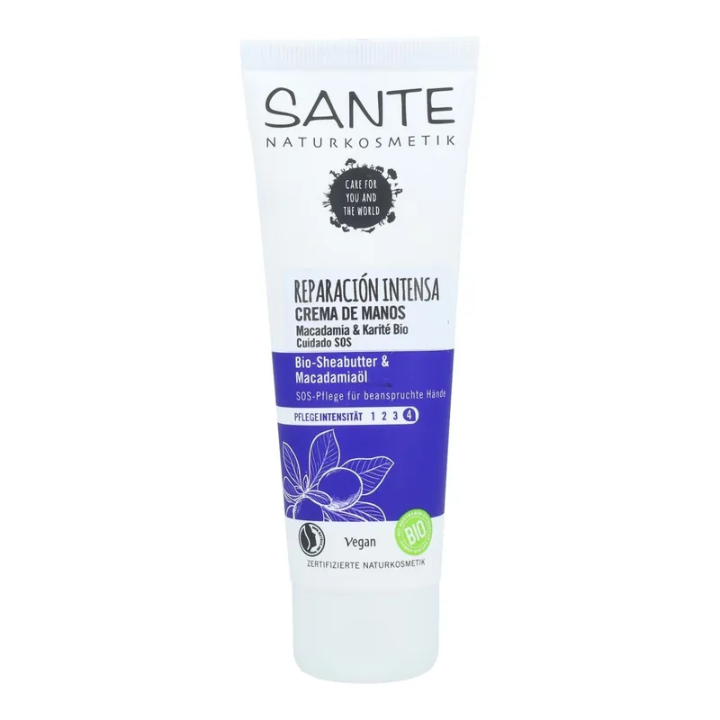 Liquidación Crema de manos reparación intensa ciuidado SOS, Sante 75 ml
