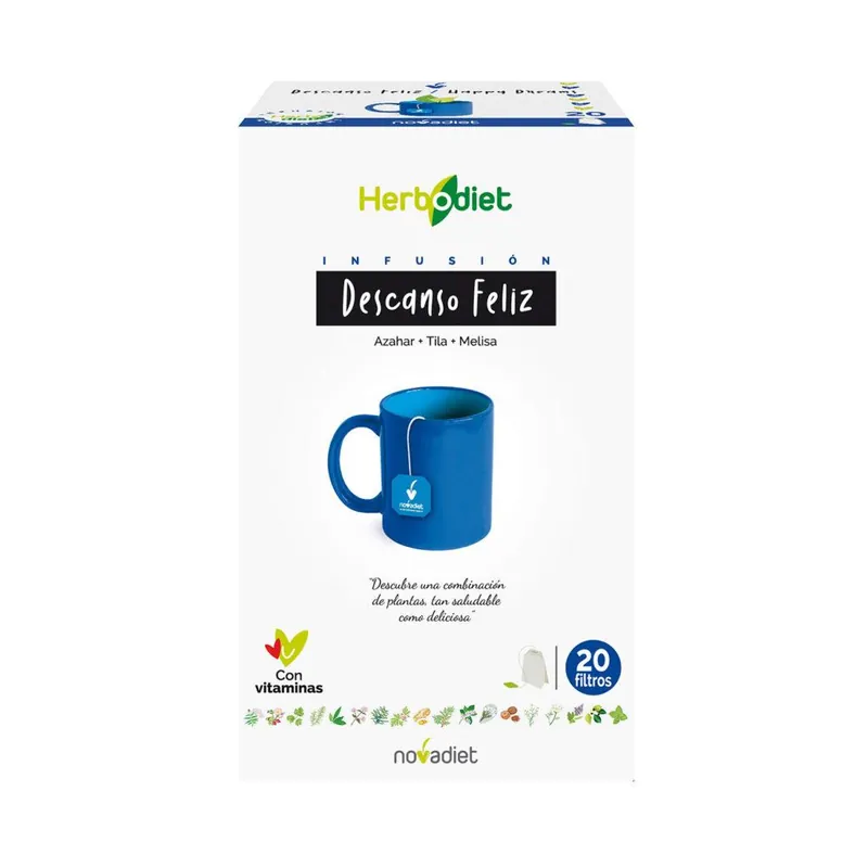 Directo De Fábrica Herbodiet Descanso Feliz Novadiet, 20 bolsitas