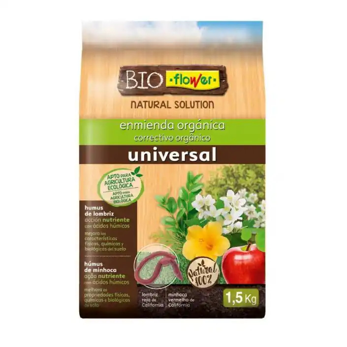 Favorito De Clientes Humus de Lombriz BioFlower 1,5 kg
