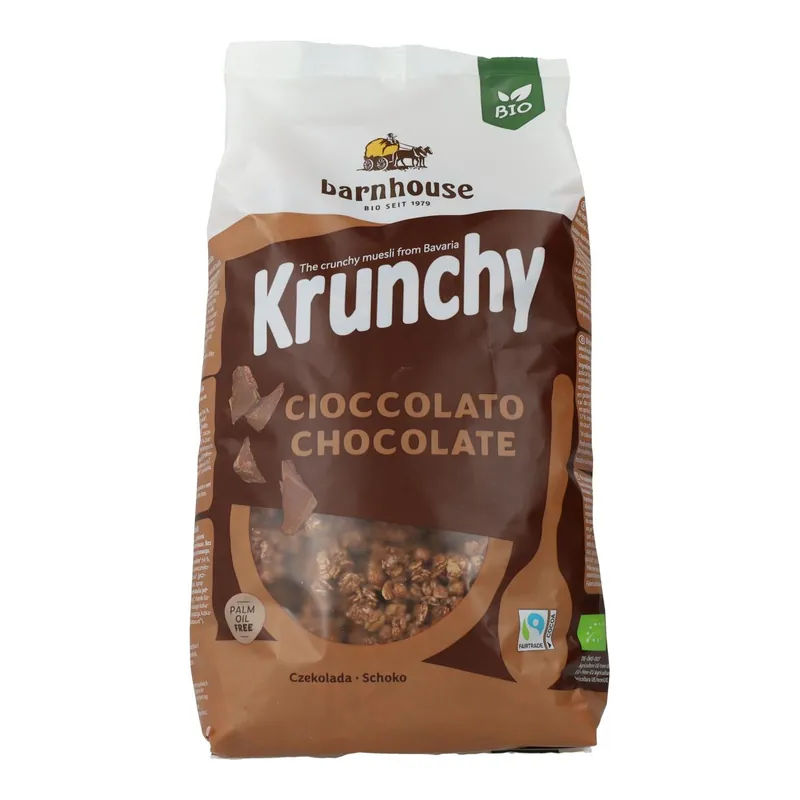 Muesli Krunchy Sun Chocolate BIO Barnhouse 750 g Alta Calidad