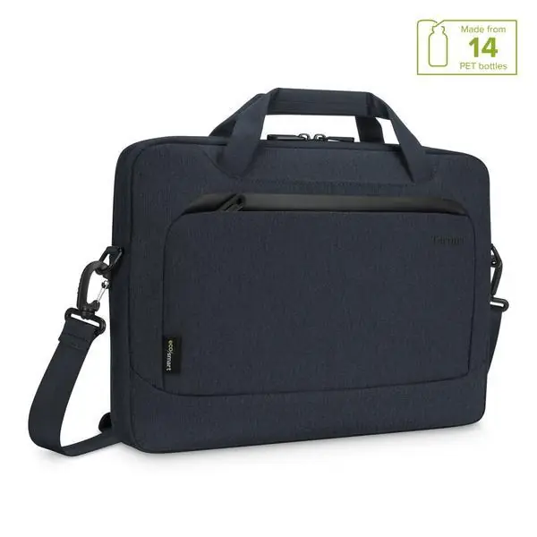 Artesanal Funda para ordenador portátil delgada Cypress con EcoSmart Targus 14" Azul