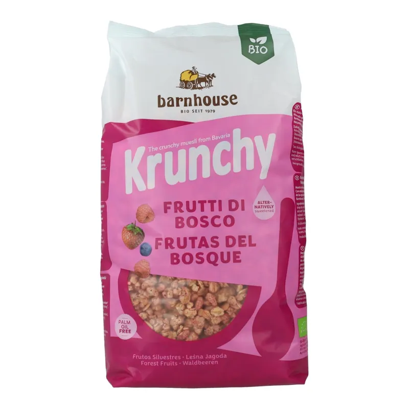 Certificado Muesli Krunchy con Frutos del Bosque Barnhouse 375g 375 g