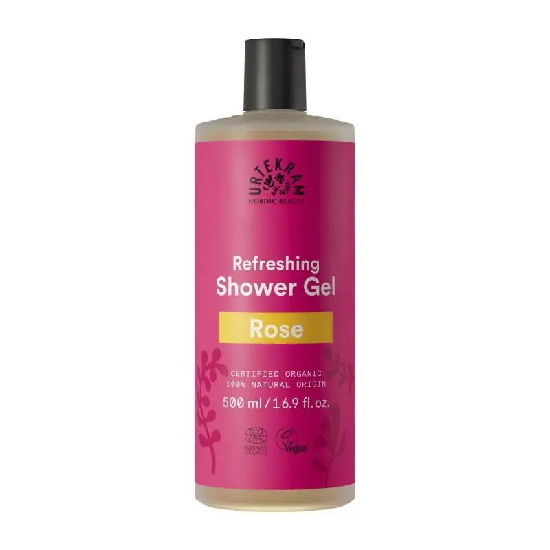 Gel de baño Rosas Urtekram 500 ml Precio Rebajado