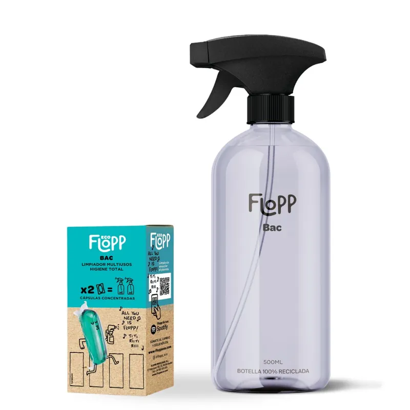 FLOPP Bac Botella 500ml + Refill Oferta