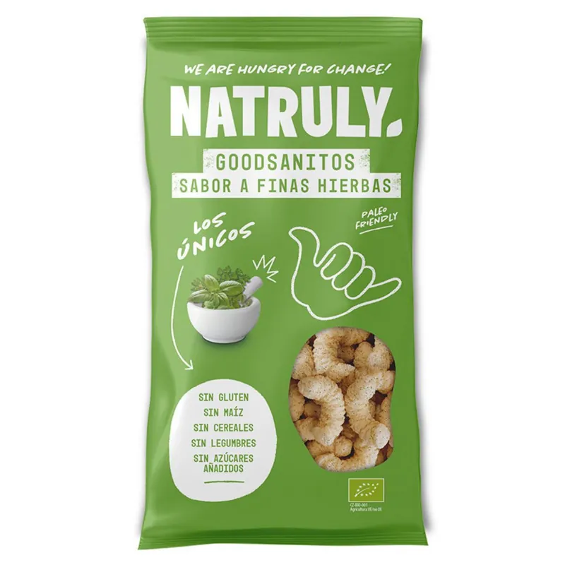 Goodsanitos BIO sabor Finas Hierbas Natruly 70 g Precio De Oferta