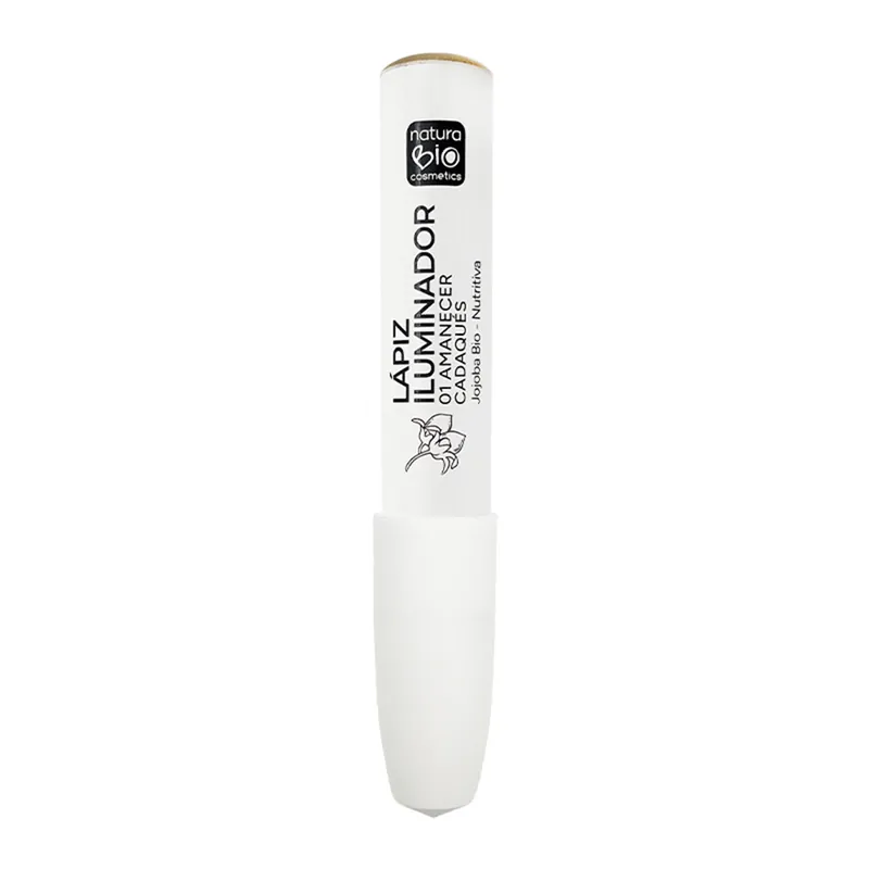 Venta Final Lapiz Iluminador 01 Amanecer Cadaques Con Aceite de Jojoba BIO, NaturaBIO Cosmetics, 10 grs