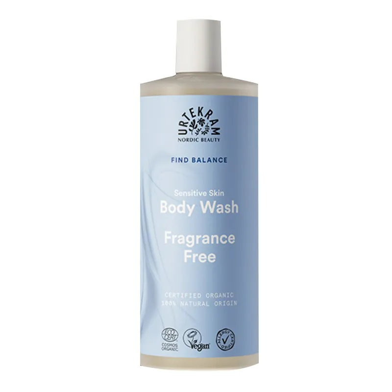 Auténtico Gel de baño sin fragancia Urtekram 500 ml