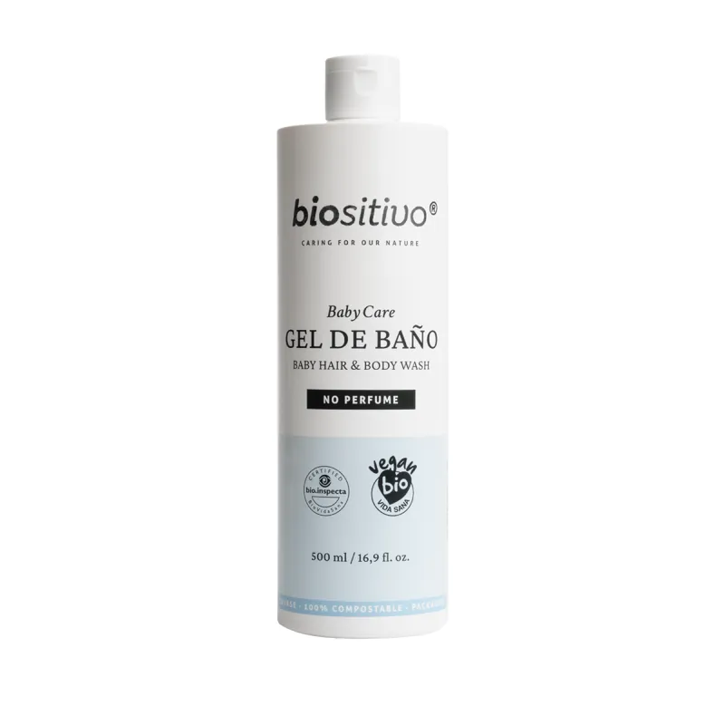 Gel de baño y Champú Bebés Biositivo 500ml Compra Hoy