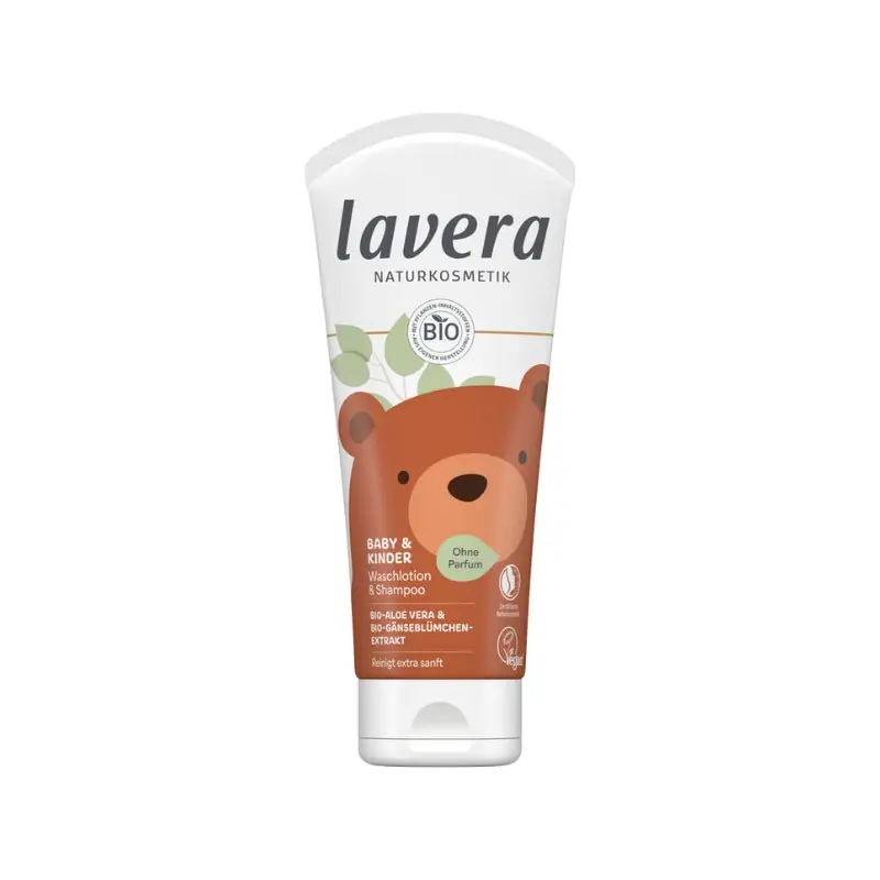 Gel de ducha & champú para bebes y Niños Lavera 200 ml Compra Hoy