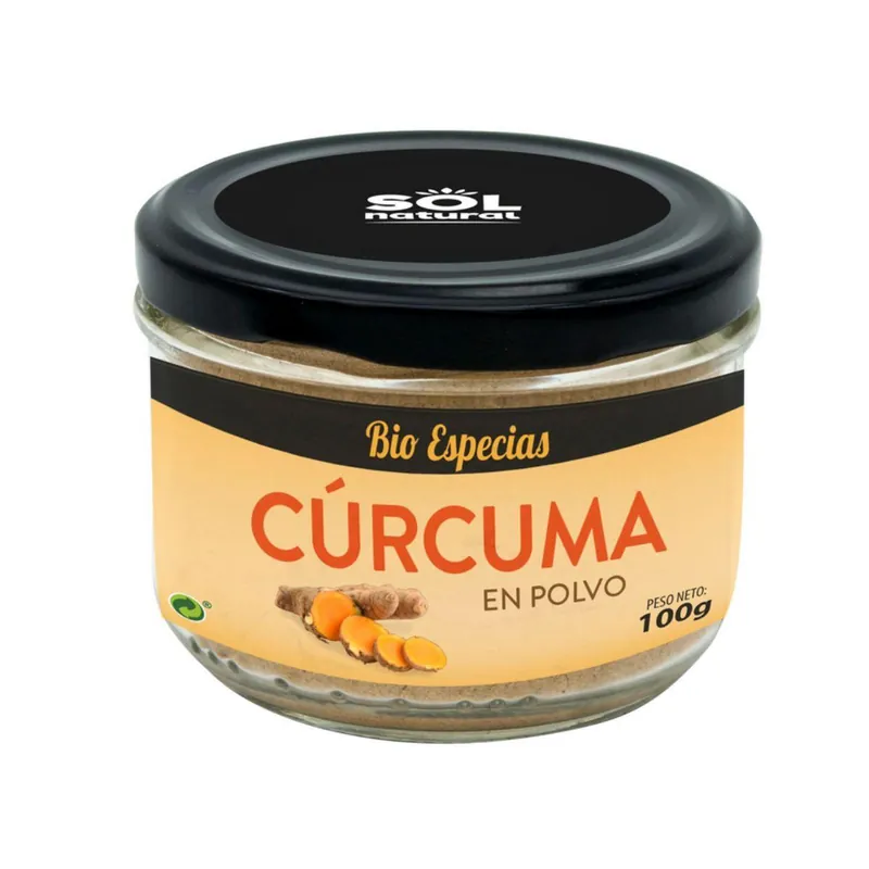 Compra Ahora Cúrcuma en polvo bio Sol Natural 100 g