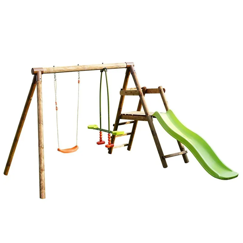 Auténtico Estación de juego infantil de madera Menthe Soulet