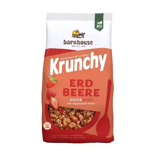 Muesli krunchy fresas Barnhouse 375g Garantía De Devolución De Dinero