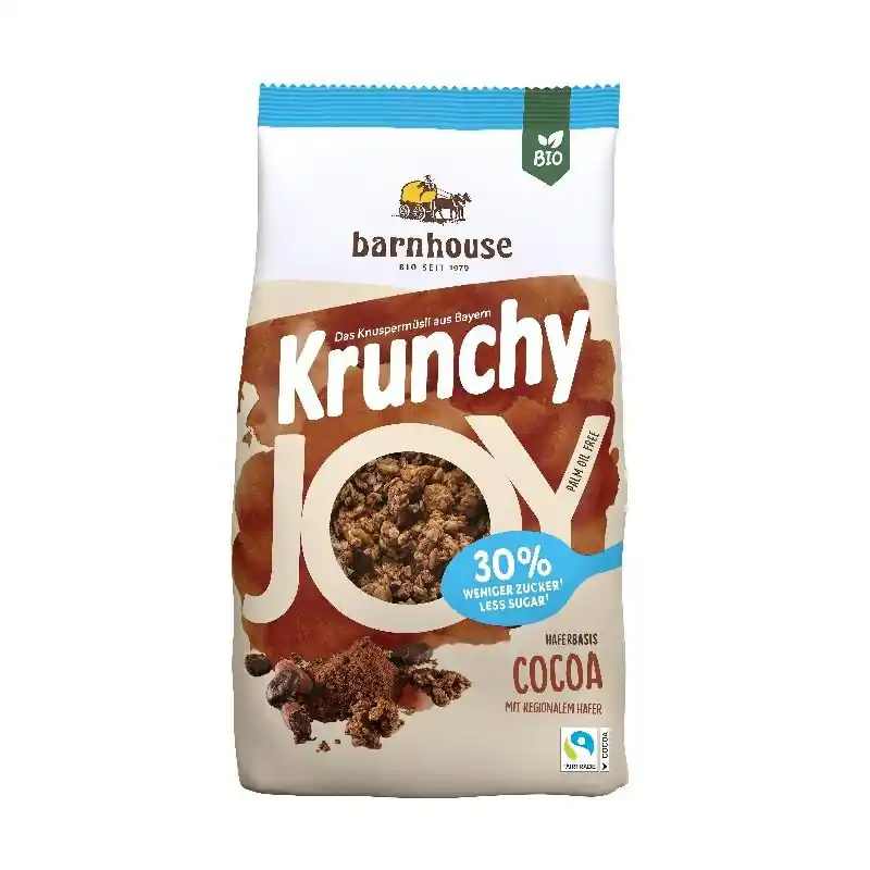 Muesli krunchy joy cacao BIO Barnhouse 375g Liquidación