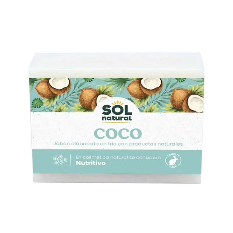 Jabón natural de coco Sol Natural 100 g Solo Por Tiempo Limitado