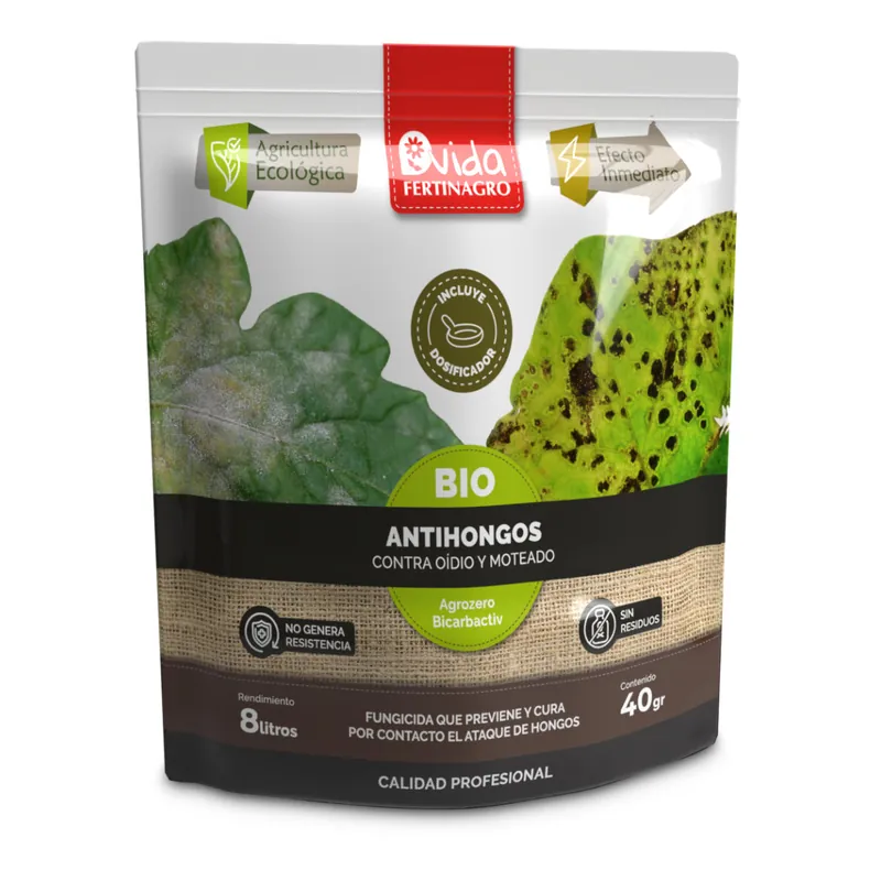 Fungicida Antihongos en polvo BIO Fertinagro 40 g oídio moteado Disponible Ahora