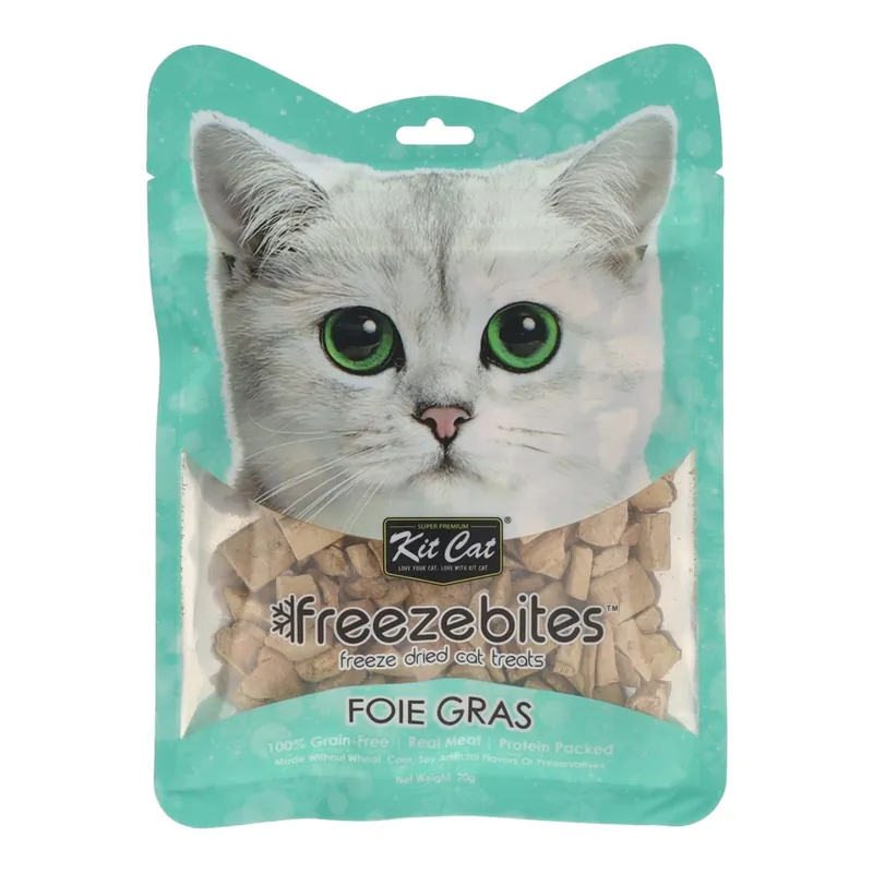 Garantía De Devolución De Dinero Kit Cat FreezeBites - Hígado de Pato 20 g Snack liofilizado natural para gatos
