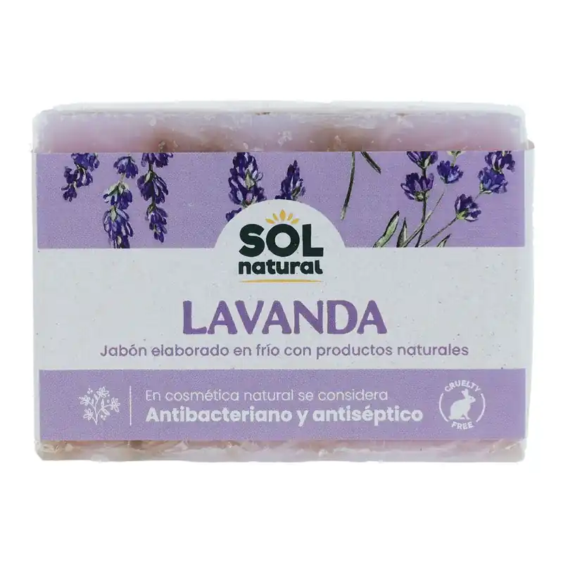 Jabón natural de lavanda Sol Natural 100 g Compra Hoy