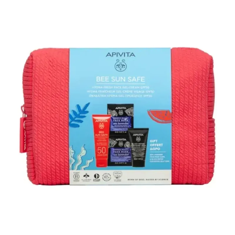 Más Vendido Hydra fresh gel-crema SPF50 Apivita + REGALO express beauty y limpiador facial